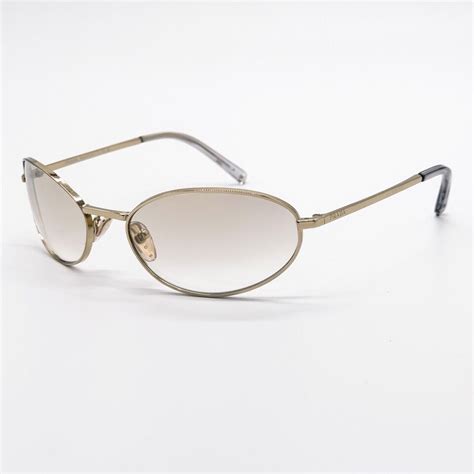 Prada SPR A59 Oval Sunglasses 